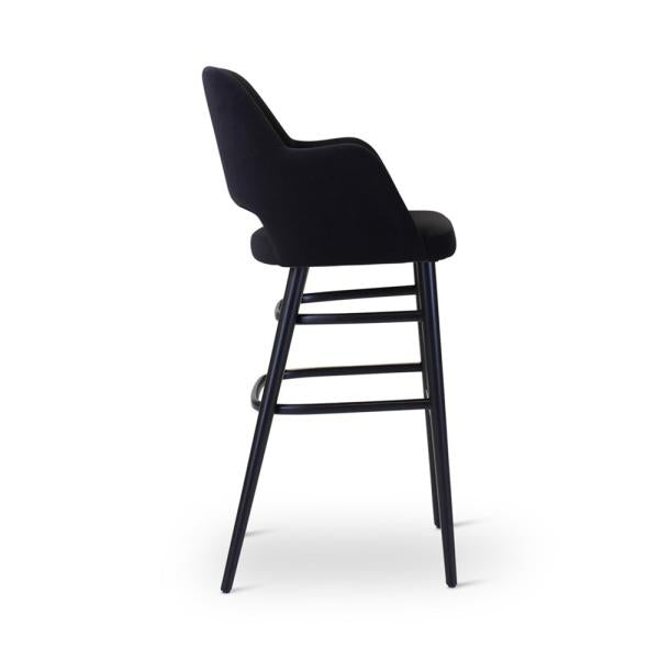 EVA barchair with round wooden legs