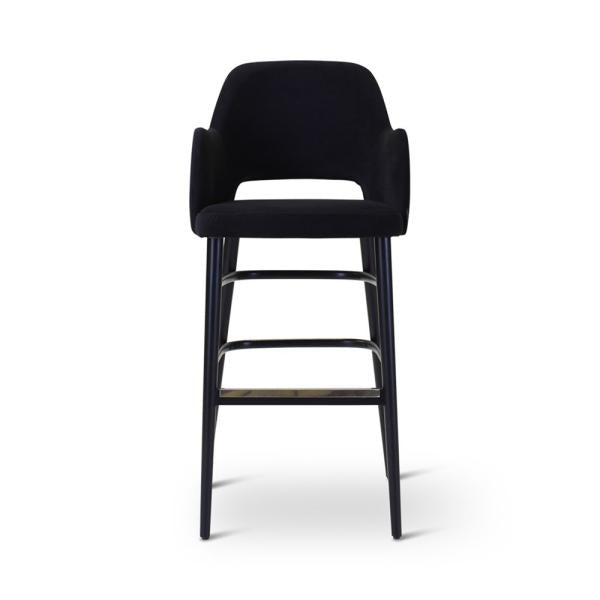 EVA barchair with round wooden legs