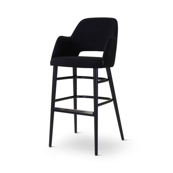 EVA barchair with round wooden legs