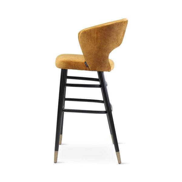 FAY bar chair with round wooden legs