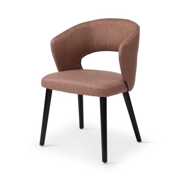 FAY armchair with round wooden legs