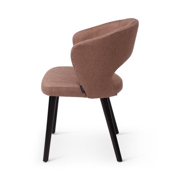 FAY armchair with round wooden legs