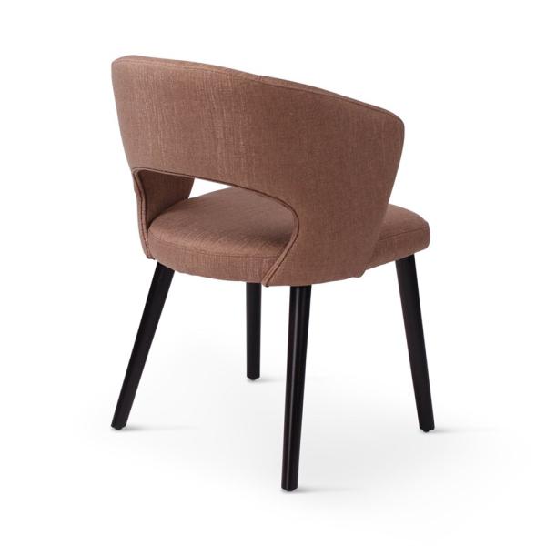 FAY armchair with round wooden legs