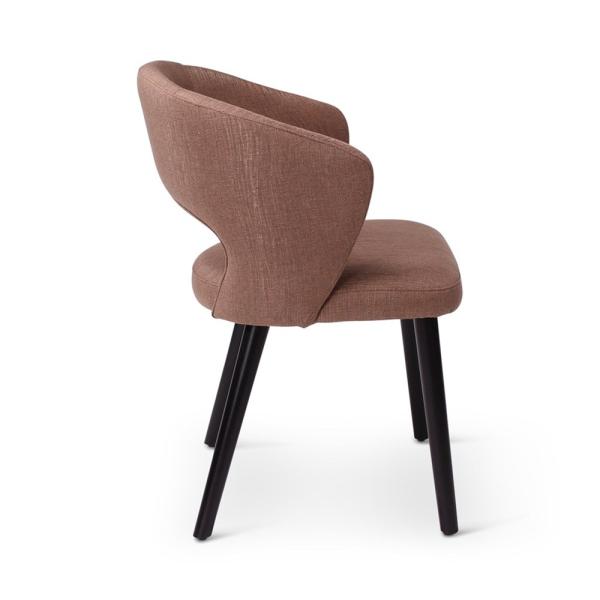 FAY armchair with round wooden legs