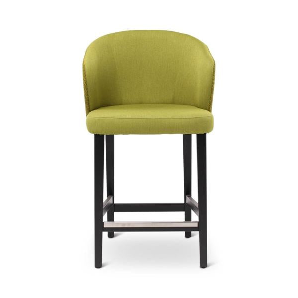 GUS counter chair with square wooden legs