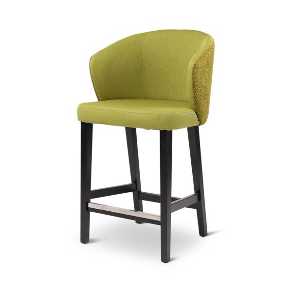 GUS counter chair with square wooden legs