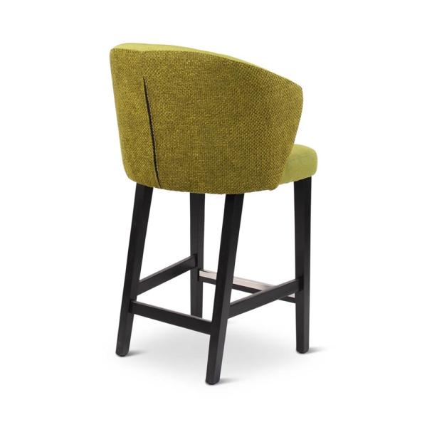 GUS counter chair with square wooden legs