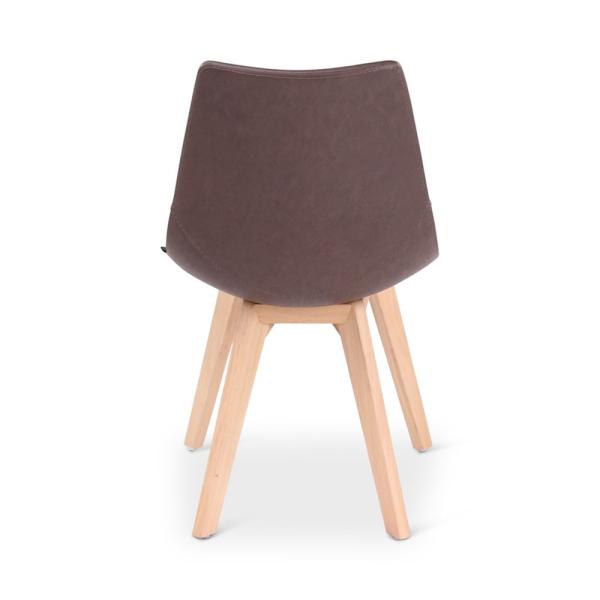 HAPY chair with wooden legs