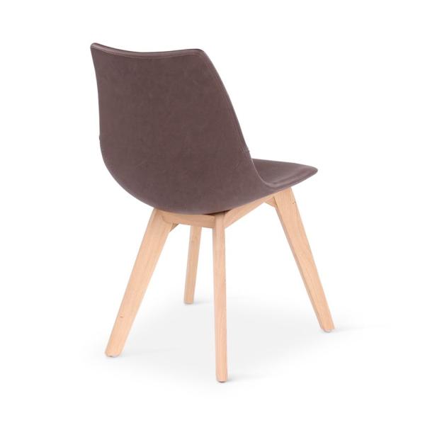 HAPY chair with wooden legs