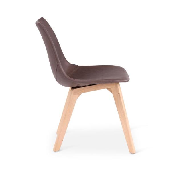 HAPY chair with wooden legs