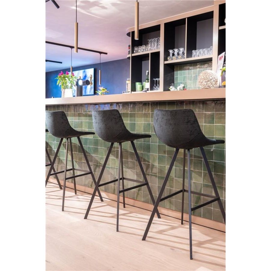 HAPY counter chair with metal legs