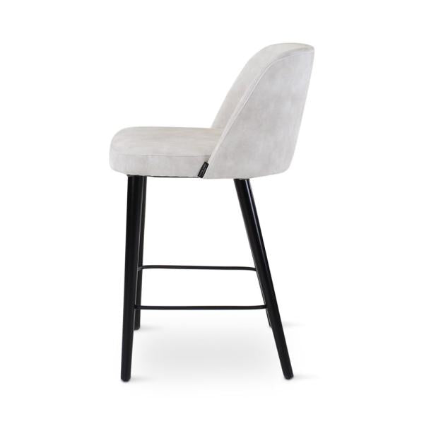 IVO counter chair, round wooden legs