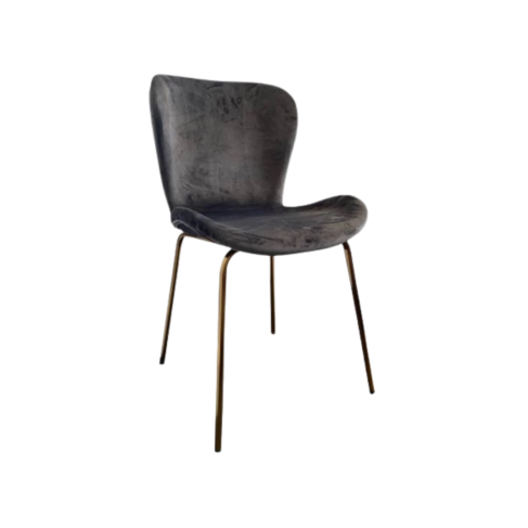 Chic Jasmine Dining Chair with Brass Legs: Elevate Your Dining Space