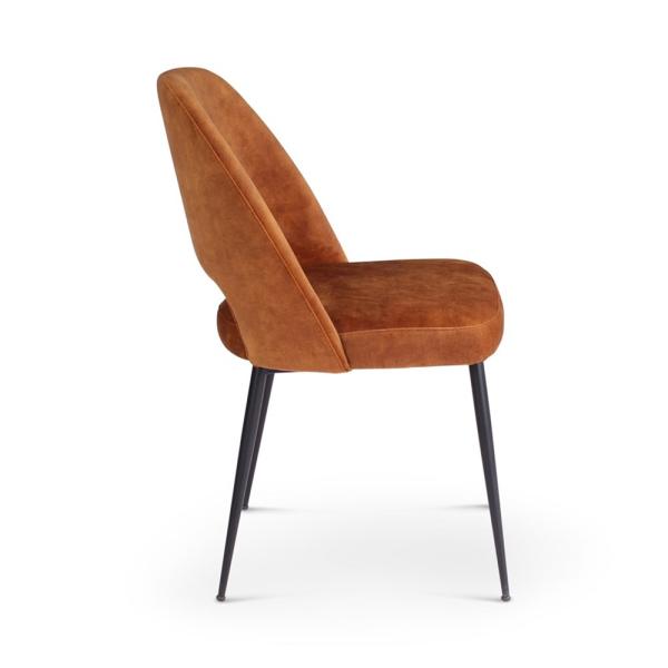 JOY chair with black metal legs