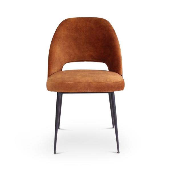 JOY chair with black metal legs