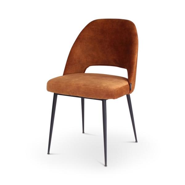 JOY chair with black metal legs