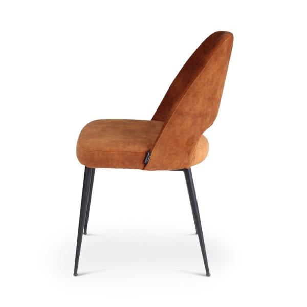 JOY chair with black metal legs