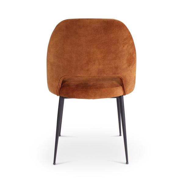 JOY chair with black metal legs