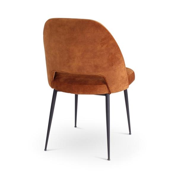 JOY chair with black metal legs
