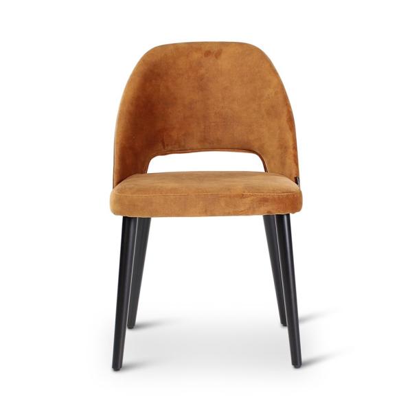 JOY chair with round wooden legs