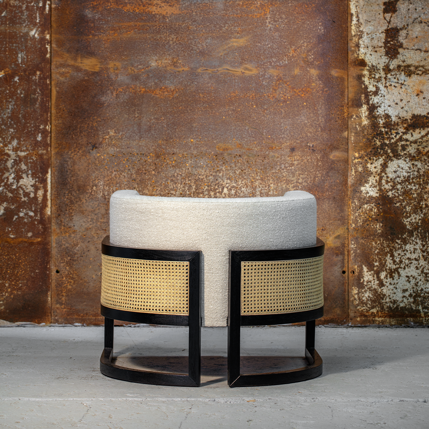 Julius Caned Armchair