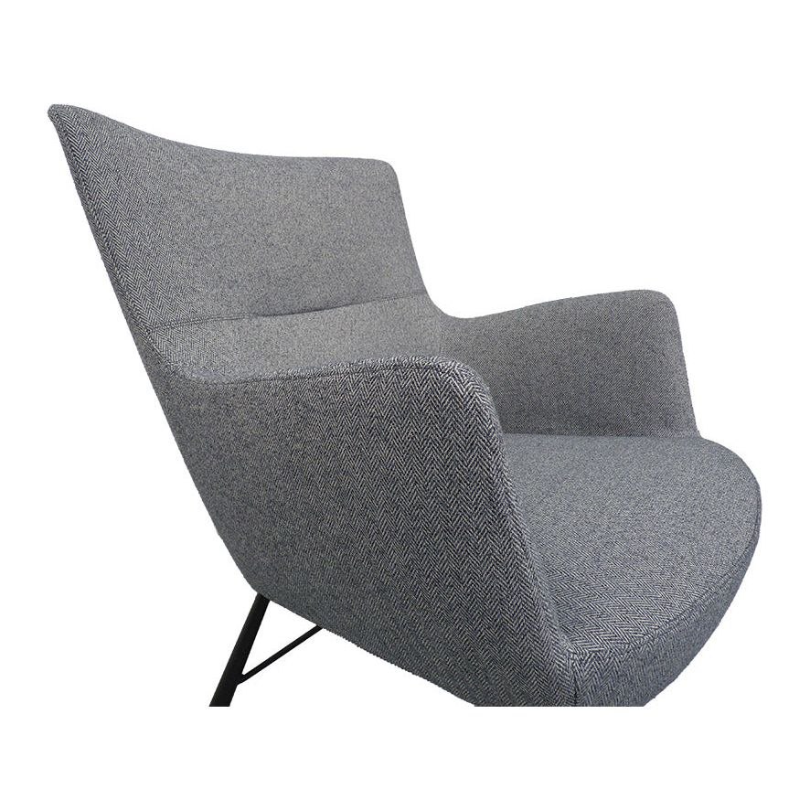 Lawson Herringbone Armchair – Stylish Upholstered Accent Chair with Comfortable Armrests