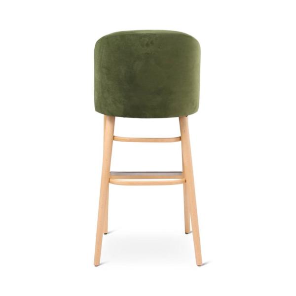 LOT bar chair with round wooden legs
