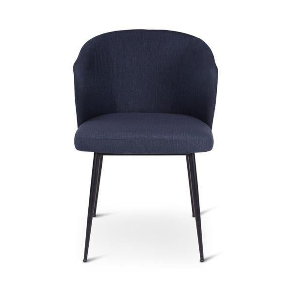 LOT armchair with black iron legs