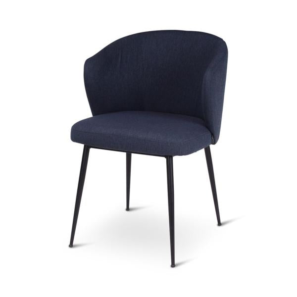 LOT armchair with black iron legs