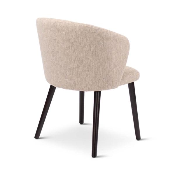 LOT armchair with round wooden legs