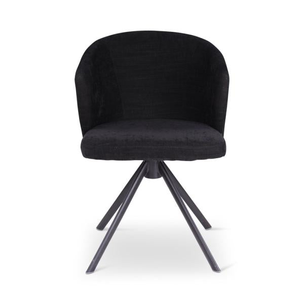 LOT rotating chair with black iron leg
