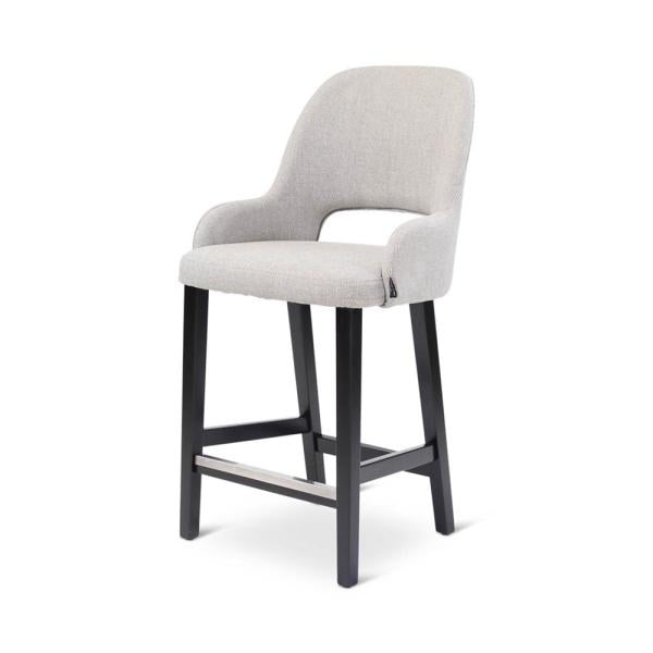 LOU counter chair with square wooden legs