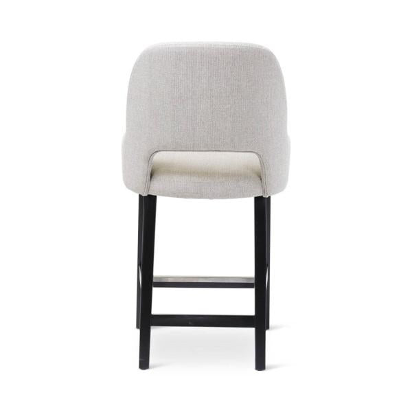 LOU counter chair with square wooden legs