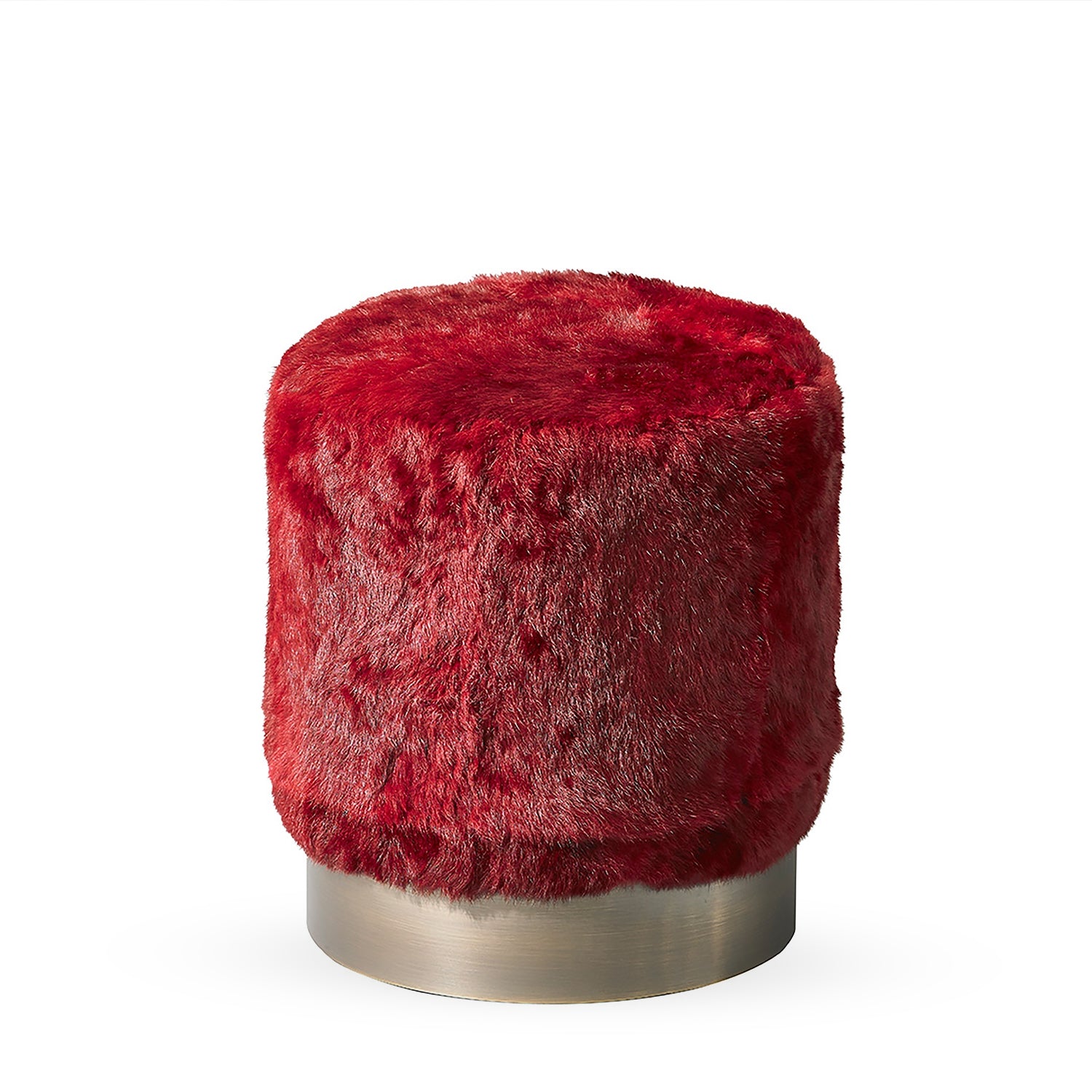 Lune C Fur Stool