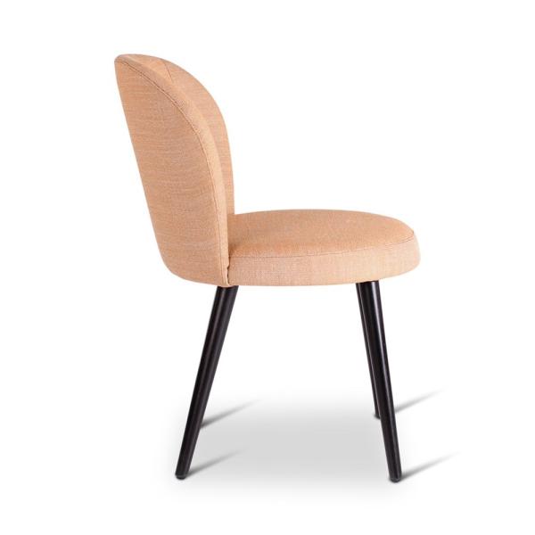 LYL chair with round wooden legs black