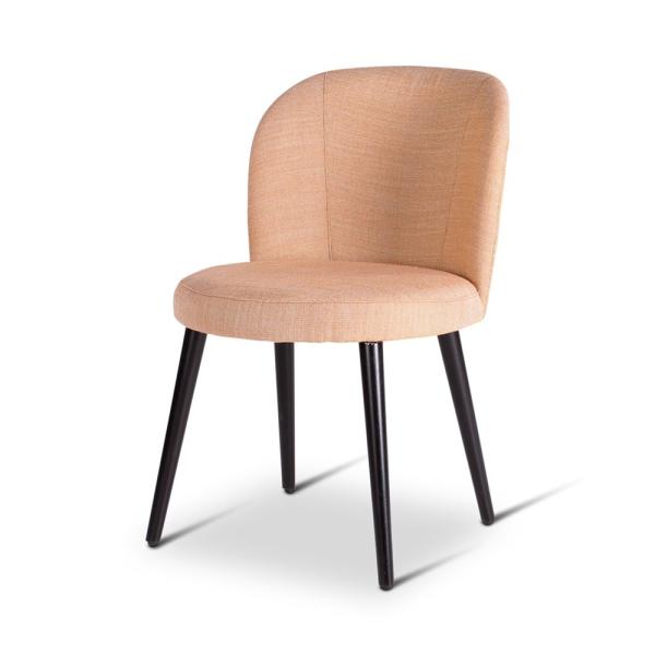 LYL chair with round wooden legs black