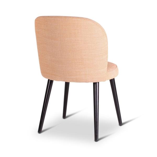 LYL chair with round wooden legs black