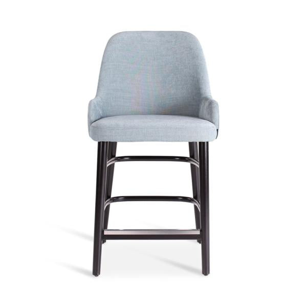 MAY counter chair with round wooden legs