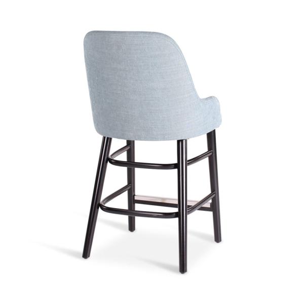 MAY counter chair with round wooden legs