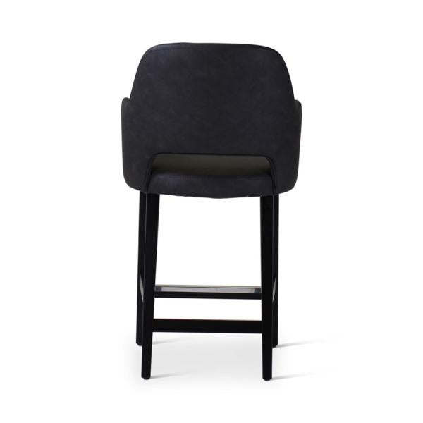 MIA counter chair with square wooden legs