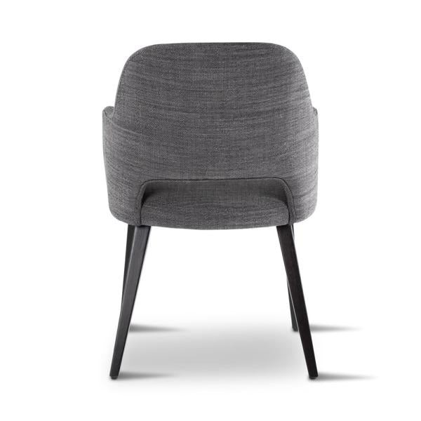 MIA armchair with square wooden legs