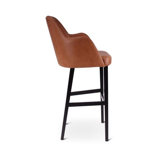 NEO bar chair with square wooden legs