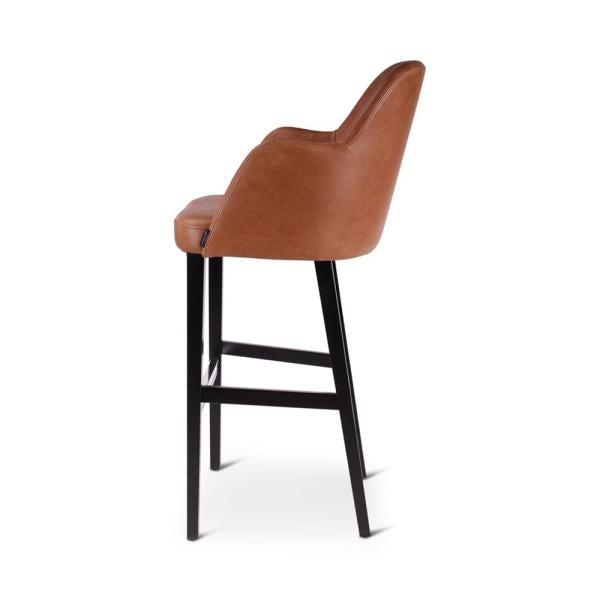 NEO bar chair with square wooden legs