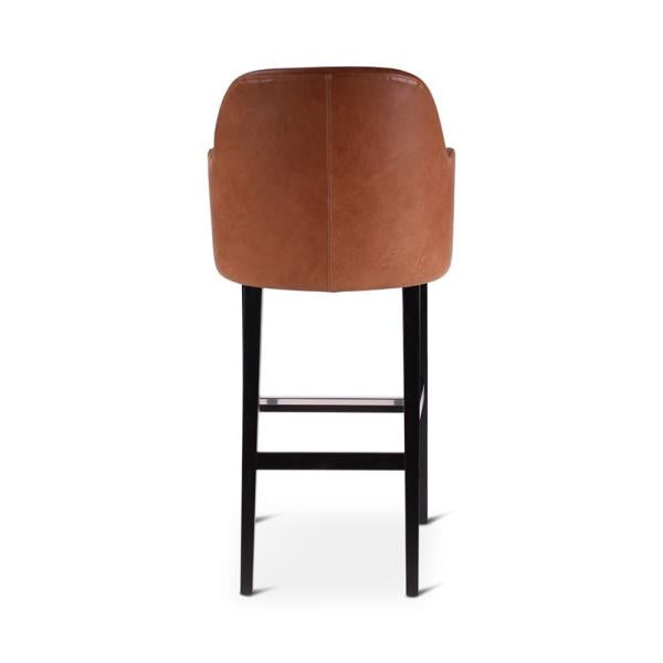 NEO bar chair with square wooden legs