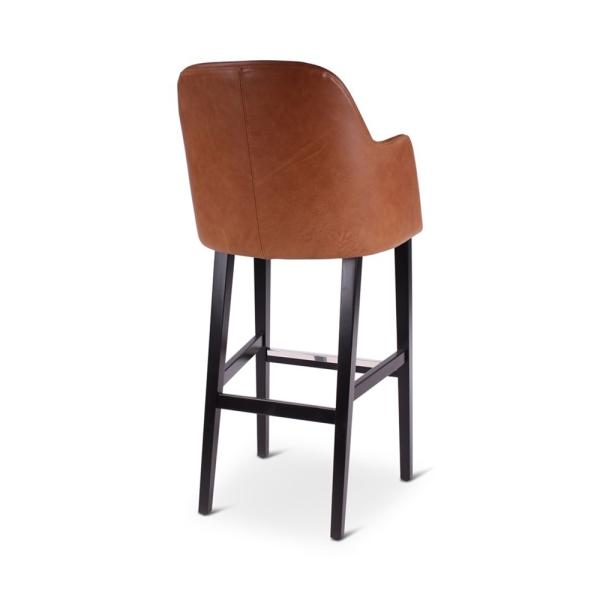 NEO bar chair with square wooden legs