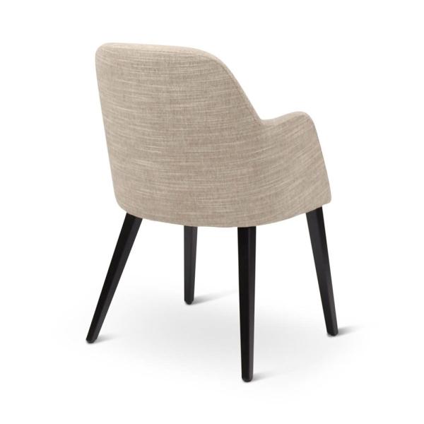 NEO armchair with square wooden legs