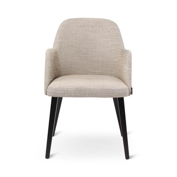 NEO armchair with square wooden legs