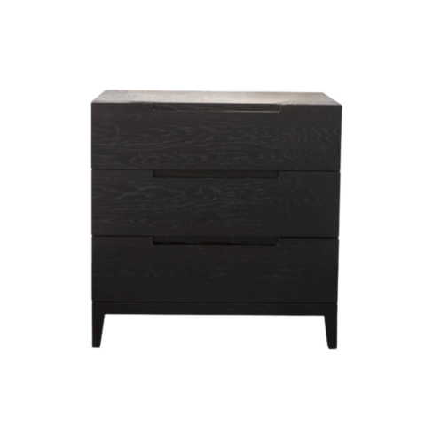 Stylish Orchid 3 Drawer Chest in Marble Finish: Elegant Storage Solution