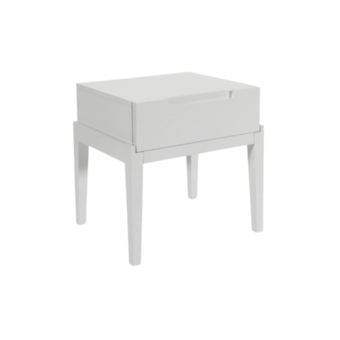 Chic Orchid 1 Drawer Bedside Table: Stylish Storage for Any Bedroom