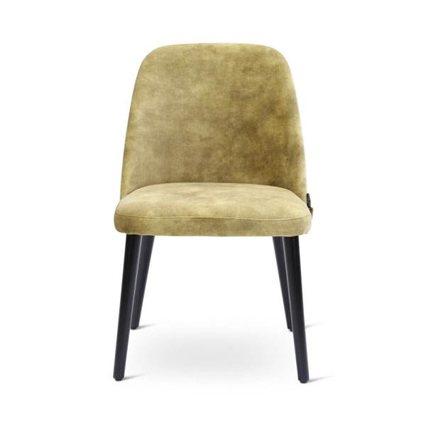 PAM chair with round wooden legs